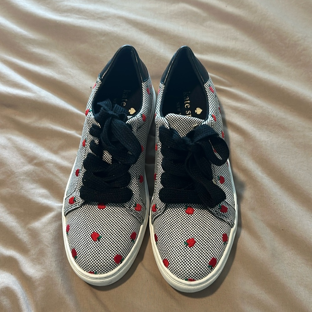 Kate Spade Apple embroidered sneakers - Picture 1 of 4